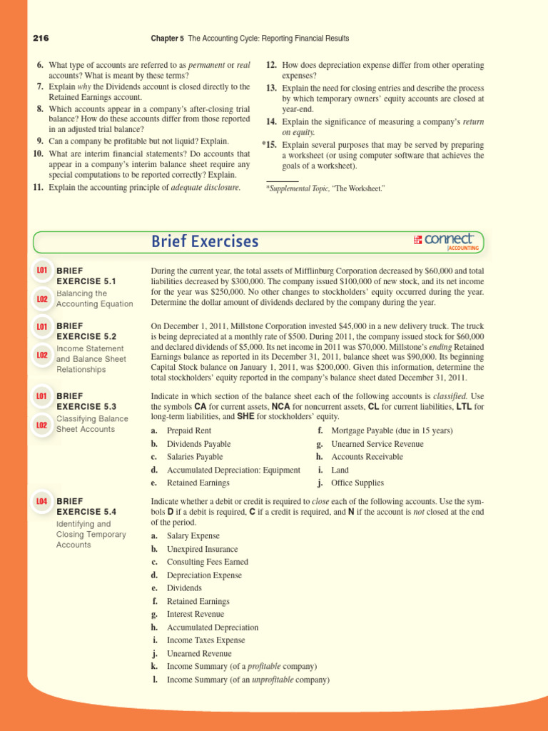 Chapter 5 | PDF | Debits And Credits | Equity (Finance)