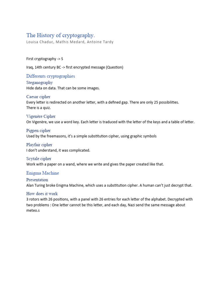 Evolution of Cryptography Techniques | PDF | Young Adult