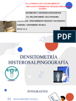 Densitometría Histerosalpingografía