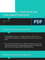 Lesson 7 How To Make A Theoretical and Conceptual Framework