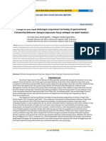 Pengaruh Persepsi Dukungan Organisasi Terhadap Organizational Citizenship Behavior Dengan Kepuasan Kerja Sebagai Variabel Mediasi