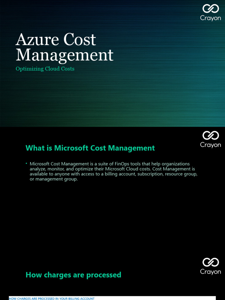 Azure Cost Management | PDF | Microsoft Azure | Cloud Computing