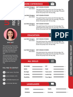 Template CV 1 Page