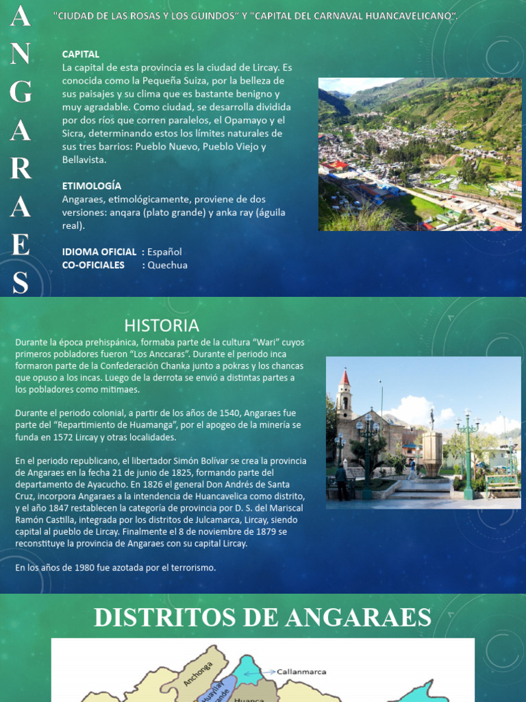 ANGARAES | PDF | Perú | América del Sur