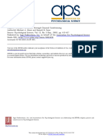 Week 5 - Implicit Attitude Formation Through Classical Conditioning