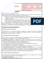 Fiches de Cours Facteur Capital