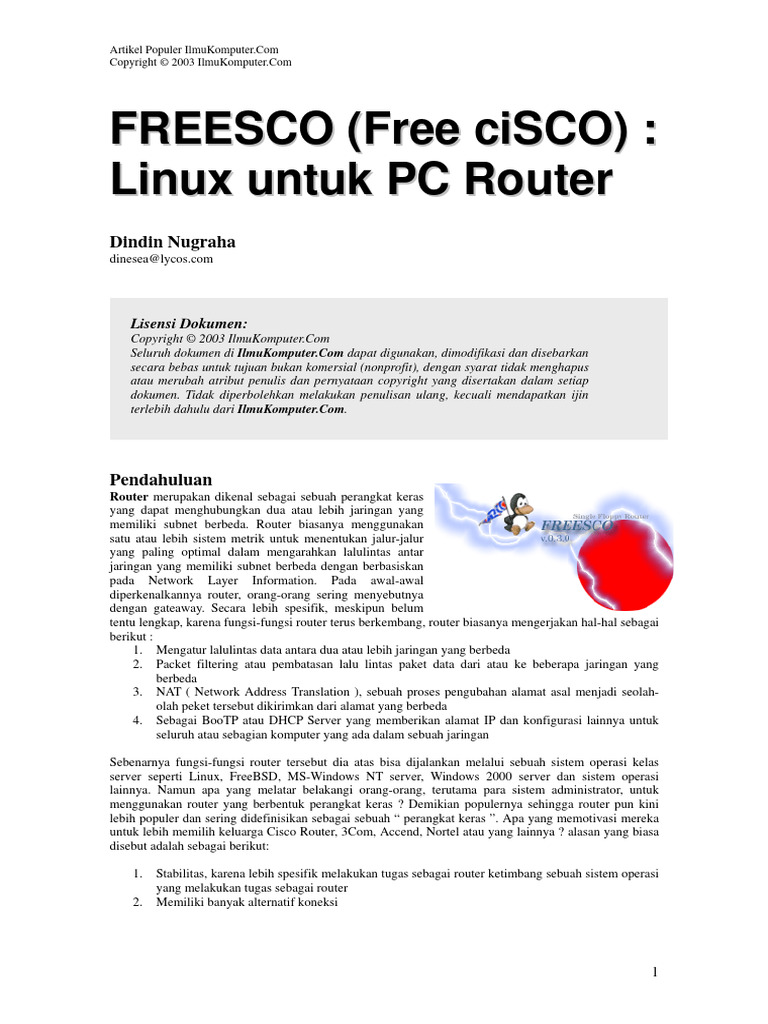 Router Freesco | PDF