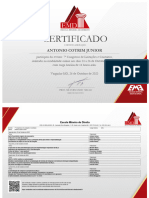 Certificado - 7º Congresso de Licitações e Contratos
