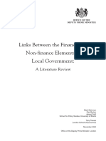 Links Between The Finance and Non Financ
