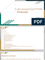 Evaluación de Proyectos PYME Finanzas