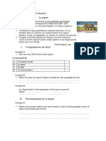 Evaluation Des Acquis 5ap