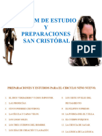 Pensum de Estudio y Preparaciones San Cristóbal