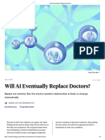 Will AI Eventually Replace Doctors