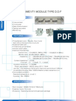 DSX Sme1 Module Type DDF Panel H1u