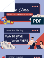 Verb TO HAVE