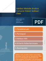 Validasi Cemaran - Pharma Forum-Mirawati S