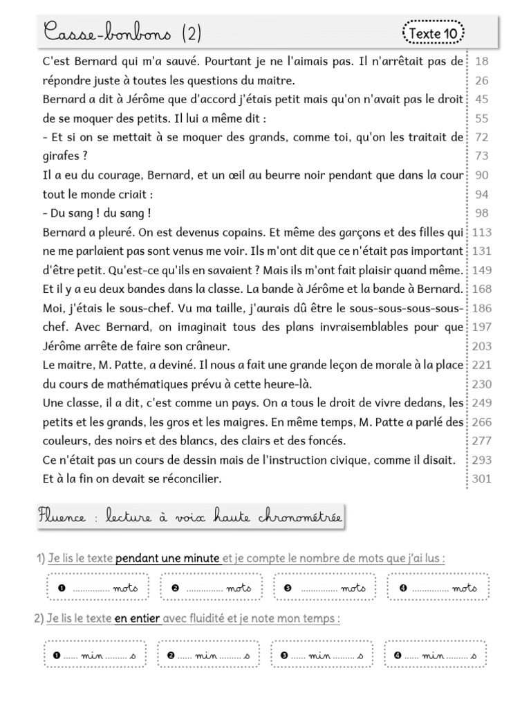Fluence Texte 10 À 21 | PDF