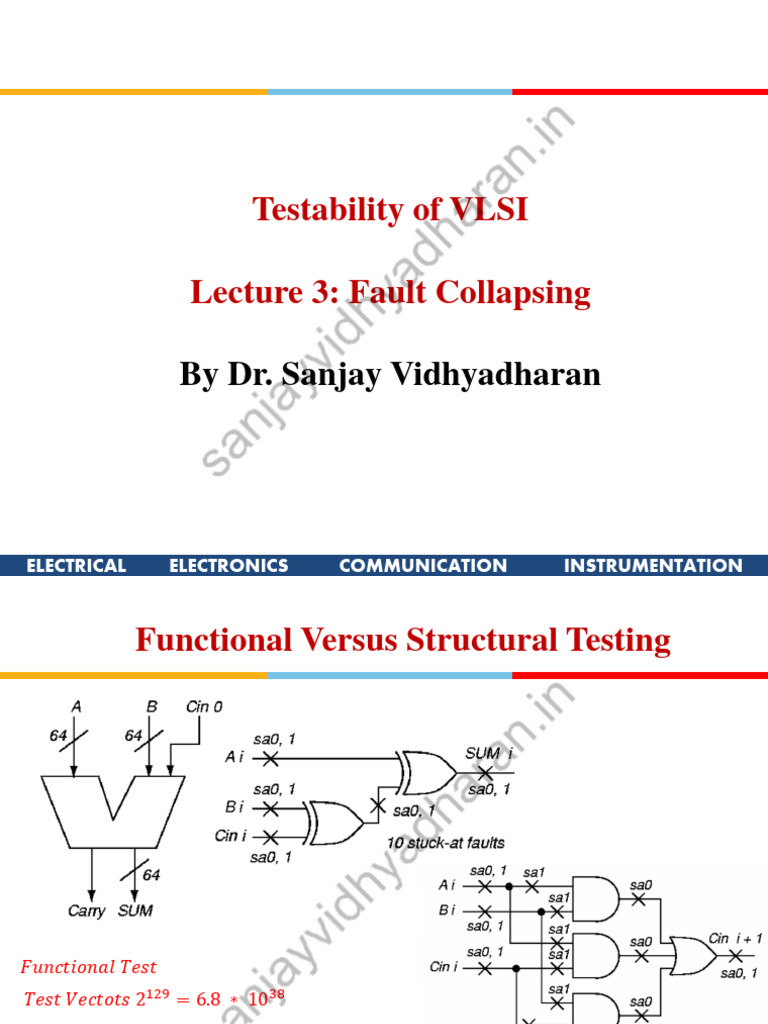 Fault Collapsing in VLSI Testing | PDF | Electricity | Electronic Design