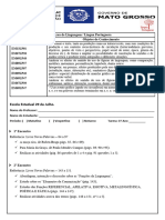 Modelo de Roteiro para Apostilas 1º Ano Atual