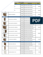 Pricelist Obelia