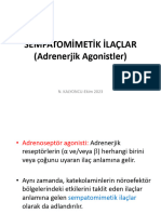 F5 Sempatomimetik Ilaçlar (Adrenejik Agonistler) - 2023nik