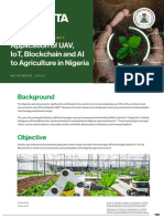 Application of UAV IoT and AI To Agriculture in Nigeria 1