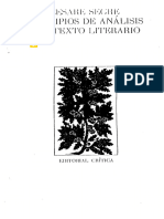 Segre Cesare-Principios de Analisis Del Texto Literario