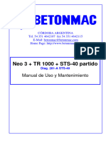 Manual Meca-Electrico-Neo 3-Tr 1000 - Sts-40 - Volcán CIA. Minera-Perú-Dic.10