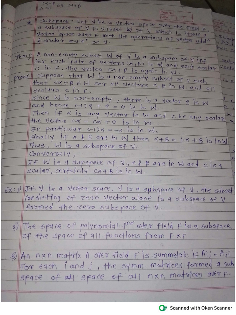 Linear algebra 1 pdf