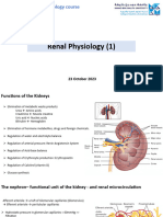 LS607 Module 7 Renal Physiology