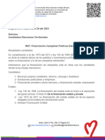 Financiación Campañas Políticas Elecciones Territoriales (Conflicto de Codificación Unicode)