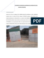 Declaracion Jurada de Incidente Suscitado en La Entrada de La Puerta N