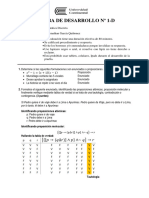 Prueba de Desarrollo #1 (D) - Solucionario-23141