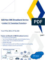 B2B SME Broadband Sales Material (Limited Township Promotion)