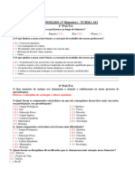 Questionário Do Pré-Conselho (3º Bimestre 101)