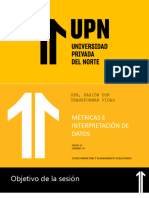 SEMANA 15 Métricas e Interpretación de Datos