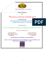 Report-Simulation On Production of Dme