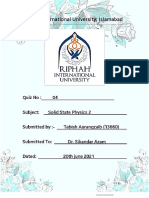 Tabish Aurangzaib SSP 2 Quiz 4