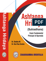Ashtanga Hridayam Maulik Siddhant Dr. Subha M. (Chapter 1)