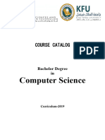 CS Course Catalog ABET Curriculum 2019