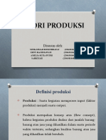 Teori Produksi