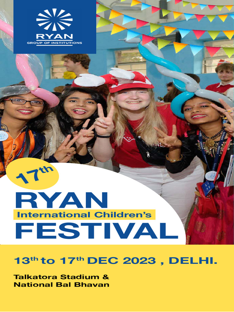Ryan International Children's Festival 2023 | PDF | Entertainment ...