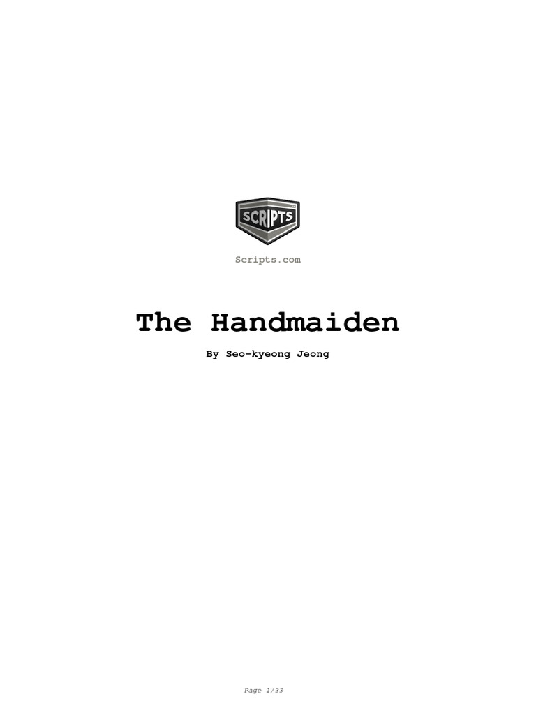The Handmaiden Download Free PDF Taste