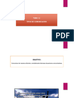Tema 1.2 - Tipos de Comunicación