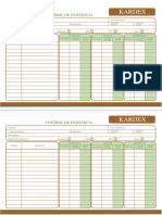 Modelo de Tarjeta Kardex para Imprimir | PDF
