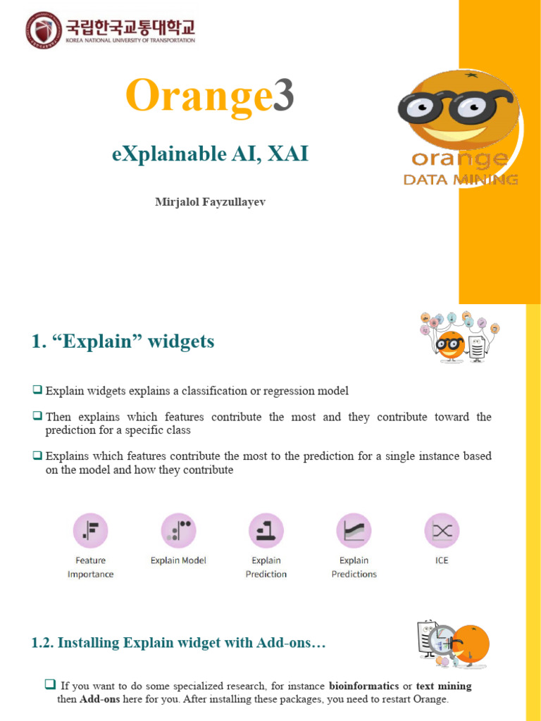 7장 미루자롤 Explain Model | PDF | Statistical Classification | Prediction