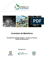 INVENTARIO-MAMIFEROS - Parque Bicentenario