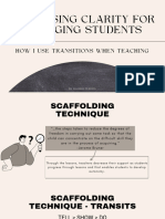 Scaffolding Techniques in Education