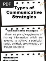7 Types of Communicative Strategies | PDF | Nonverbal Communication ...