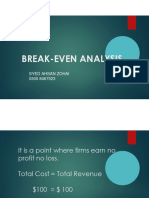 BreakEven Analysis